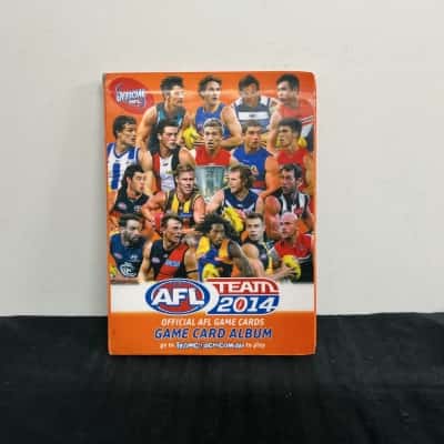 2014 AFL Offical Game Card Album (Full with 100+ Cards)