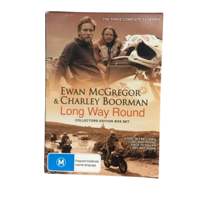 The Long Way Around Ewan McGregor & Charley Bormann DVD Set