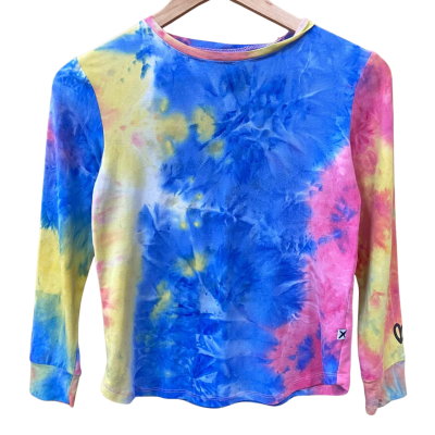 Minti Kids Colourful Tie-Dye Top Size 8