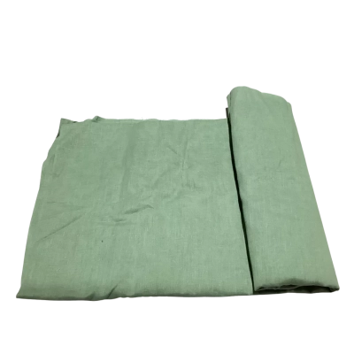 Thin Olive Green Cotton Fabric 202 220 cm             FAB1