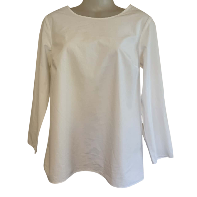  White Label Noba. White Long Sleeve Blouse.  Size 1 