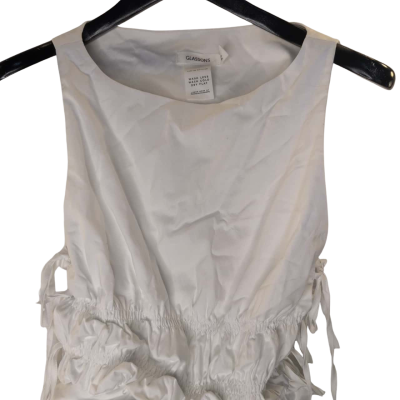 Glassons Womens  Size 10 White Top 
