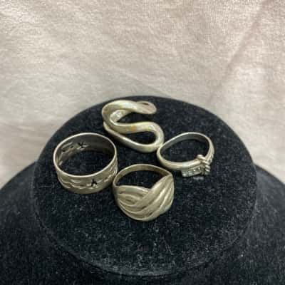 925 Sterling Silver Rings (4)
