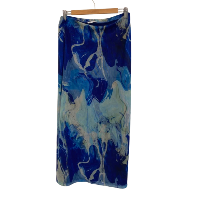 Kookai Womens  Size 10 Maxi Skirt Blue / Green 