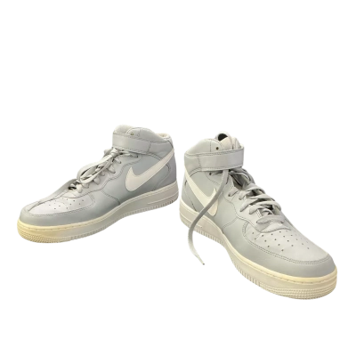 Nike Air Force Mens UK Size 9.5 Sneakers Grey / White 