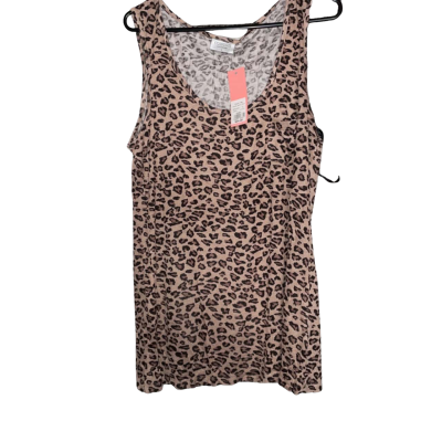 Crossroads Women's Size L Singlet Top Animal print 