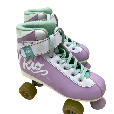 Rio Roller Milkshake Mint Berry Kids Quad Skates - Size UK 5