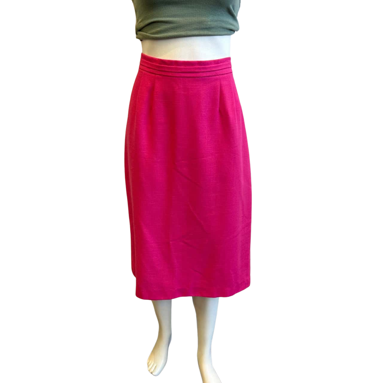 BNWT Sportscraft Women's Size 14 Midi Skirt Pink (s)