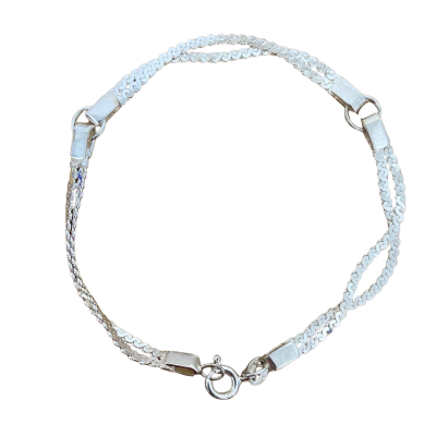 Sterling Silver Womens Bracelet 925 Italy