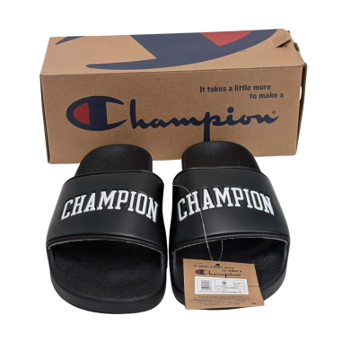 Champion Mens Black Flip Flops/Slides