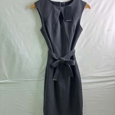 Portmans Womens  Size 6 Midi Dress Grey 