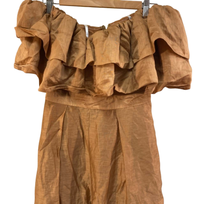 Sheike Womens  Size 8 Off-Shoulder  Playsuit Mocha