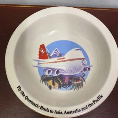 Vintage Qantas Bowl/Ashtray 