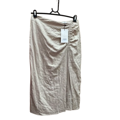 Ezra Blu Womens  Skirt Size 12 Beige 