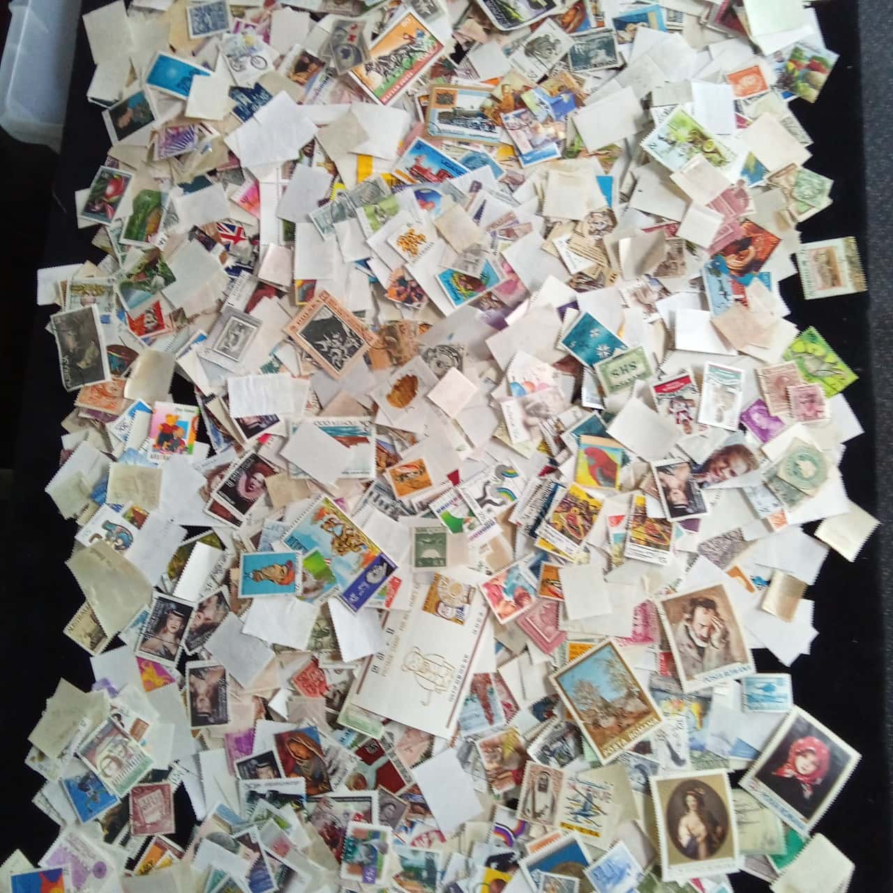 250 Grams Of Mixed World And Australian Stamps Off Paper So The Weight