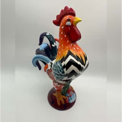 Gorgeous Art Ceramic Rooster 
