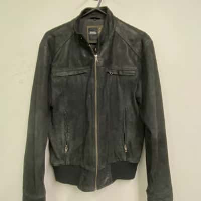 Just Jeans Mens  Size S Front Zipper Black  
