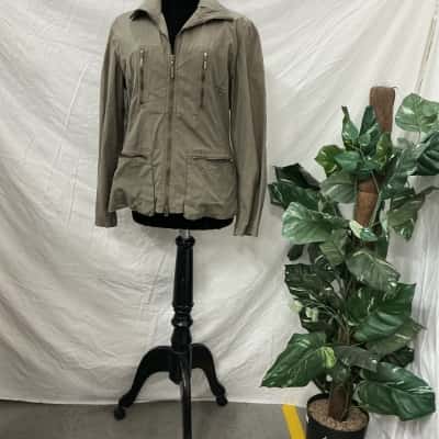 Verge Womens  Size S Windbreaker Khaki 