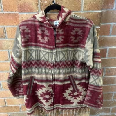 Tree of Life Womens  Size M / S Pattern Zip up Jacket 