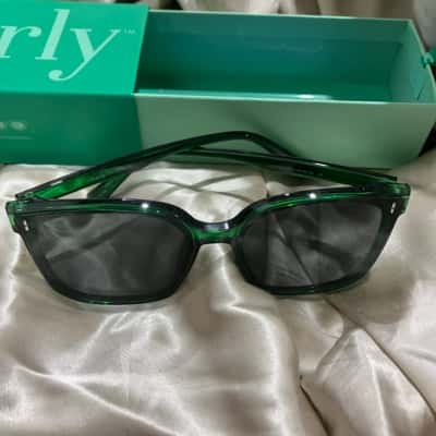  Clearly Green Frame Womens Sunglasses