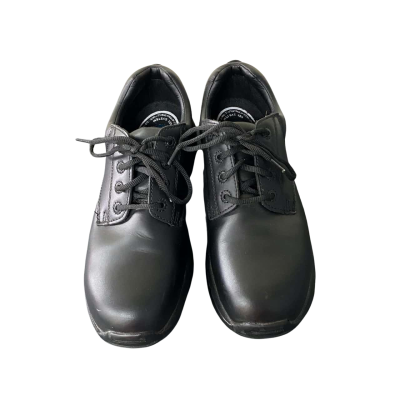 $ale - Mack Steel Cap Safety Shoes - Black -   Mens Size 9US - 8AU