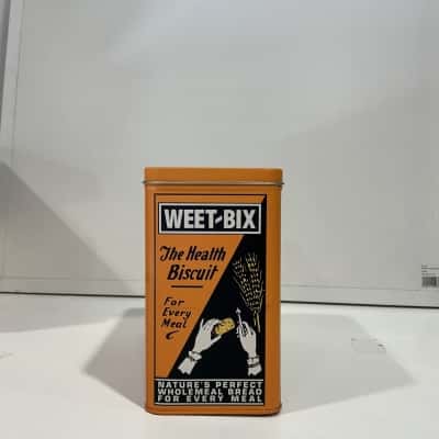 Weet-bix collectable storage tin 