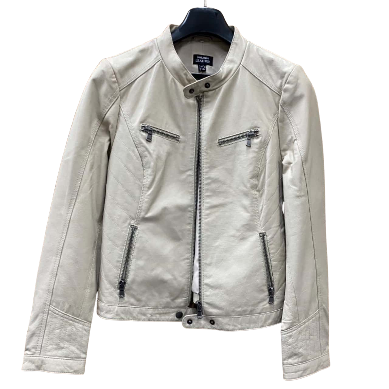 BNWOT Just Jeans Womens Size 12 Biker Jacket / Bomber Jacket / Front