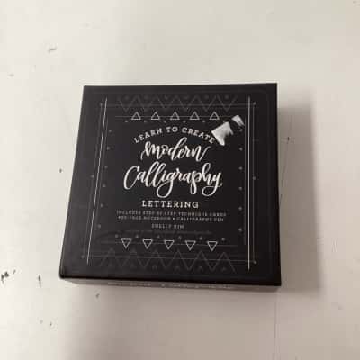 Learn to create modern calligraphy letting kit by shelly kim