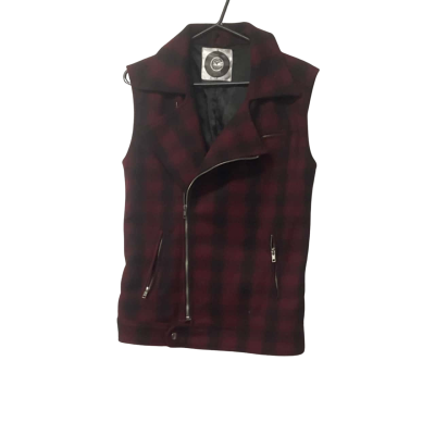 Men’s Dangerfield  Size M Vintage Vest Black  / Red 