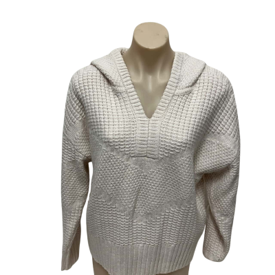 Suzannegrae Womens  Size M Hoodie Off White 