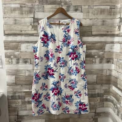W. Lane Womens  Size 20 Blue / Floral / Pink  / White 