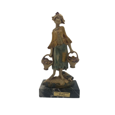 Carrara Marble  Lady Figure Made In Italy