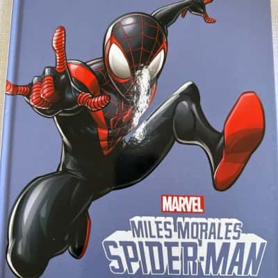 Miles Morales Spider-Man hardcover storybook from the Marvel Hero Collection series. It is part of a special Marvel storybook series.  The book tells the origin story of Miles Morales becoming Spider-Man (B24)