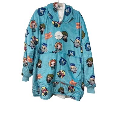 BNWT Oodie  One Size Blue Harry Potter theme 