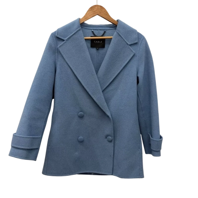  Cable Womens size 8 Winter coat blue