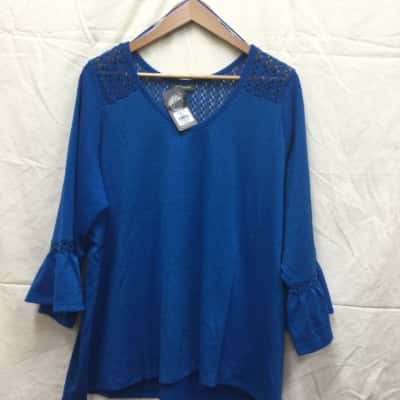 Autograph Womens Size L Blue Shirt RRP: $99.99