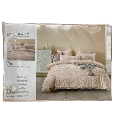 Bellevue Contemporary Living Quilt Cover Set Queen