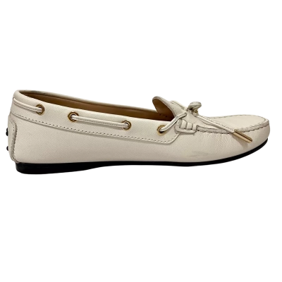 Tod's Womens  Size 40 Loafers Cream 