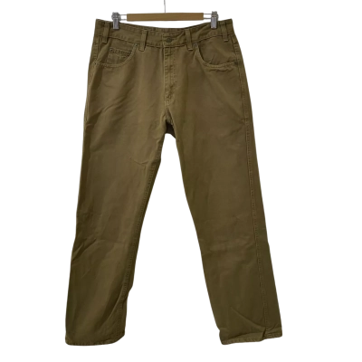 RM Williams Mens Size 35 Straight Leg Khaki Jeans