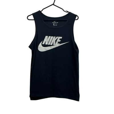 Nike Mens  Size S Singlet  Navy Blue / White 