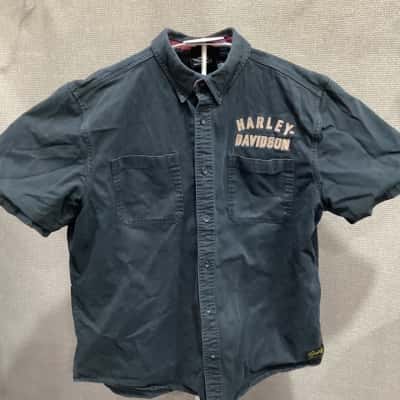 Harley Davidson Mens  Size XXL Short Sleeve Shirt Black  