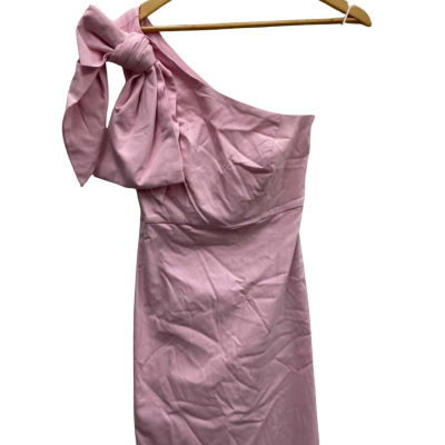 Style State Size 10 Midi / Off The Shoulder Dress Pink RRP $69.99  