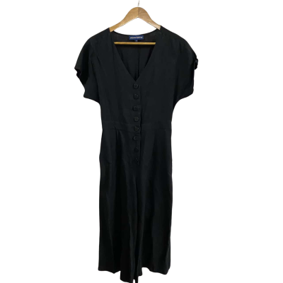 Princess Highway Womens  Size 10 Short Sleeve Jumpsuit Black  