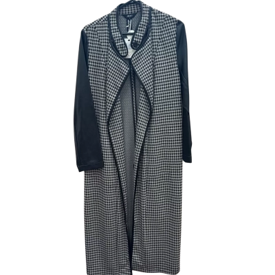 Motto Womens  Size 12 Herringbon Black/White Coat 
