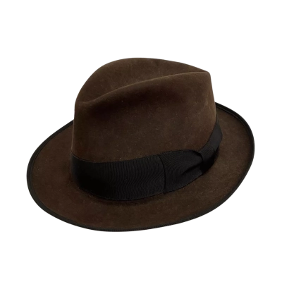 Akubra Mens  Size M Fedora Brown 