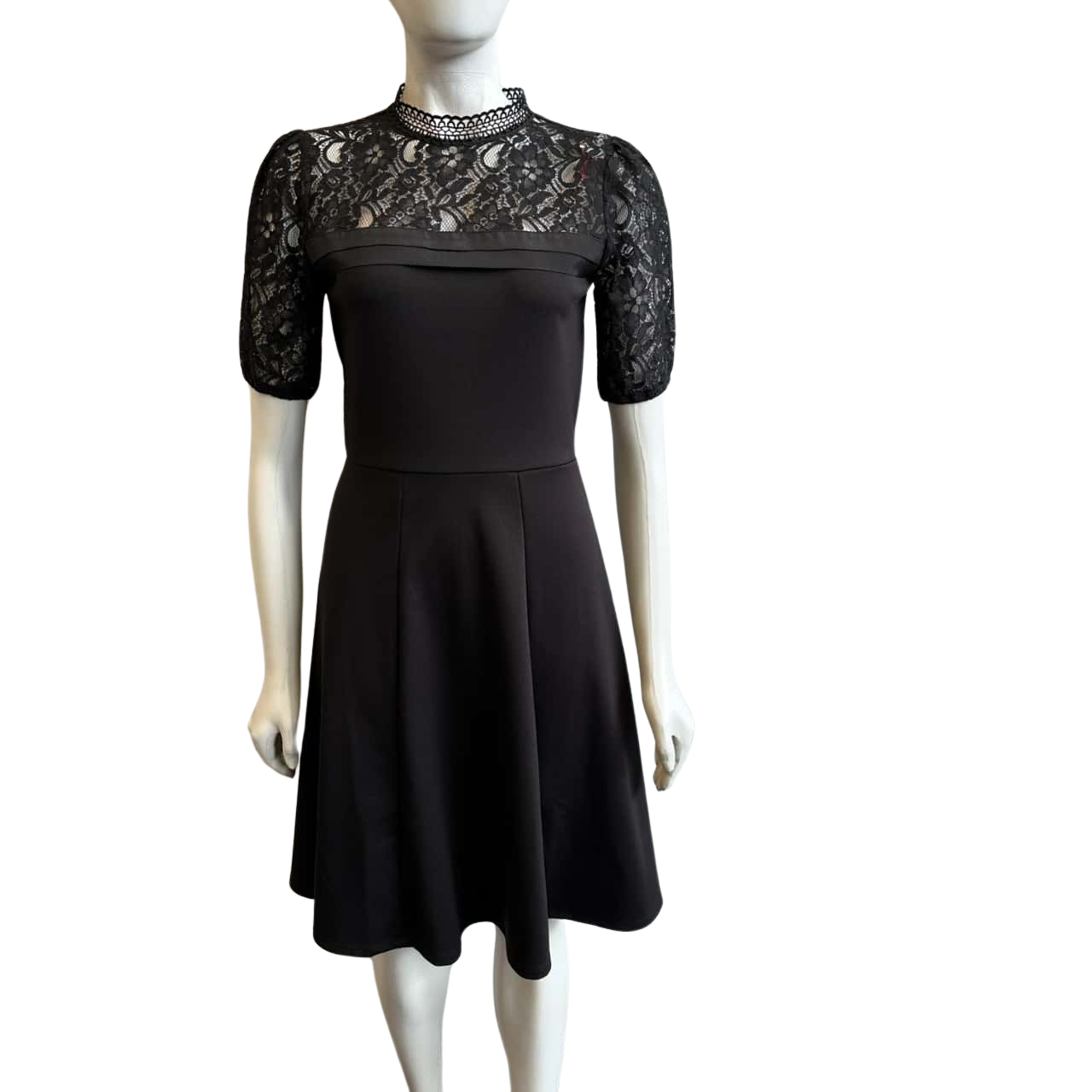 BNWT Oasis Women's Size S Short Sleeve Midi Dress Black (s)