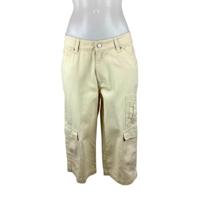 Beyond Her Celine Long Shorts - Alabaster Size 8