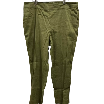 Blue Illusion Womens  Size 3L Ankle Length Pants Green 