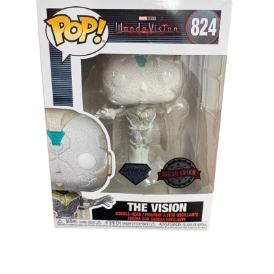 Diamond Special Edition Funko Pop Wandavision The Vision 824 Figure In Box (NM)