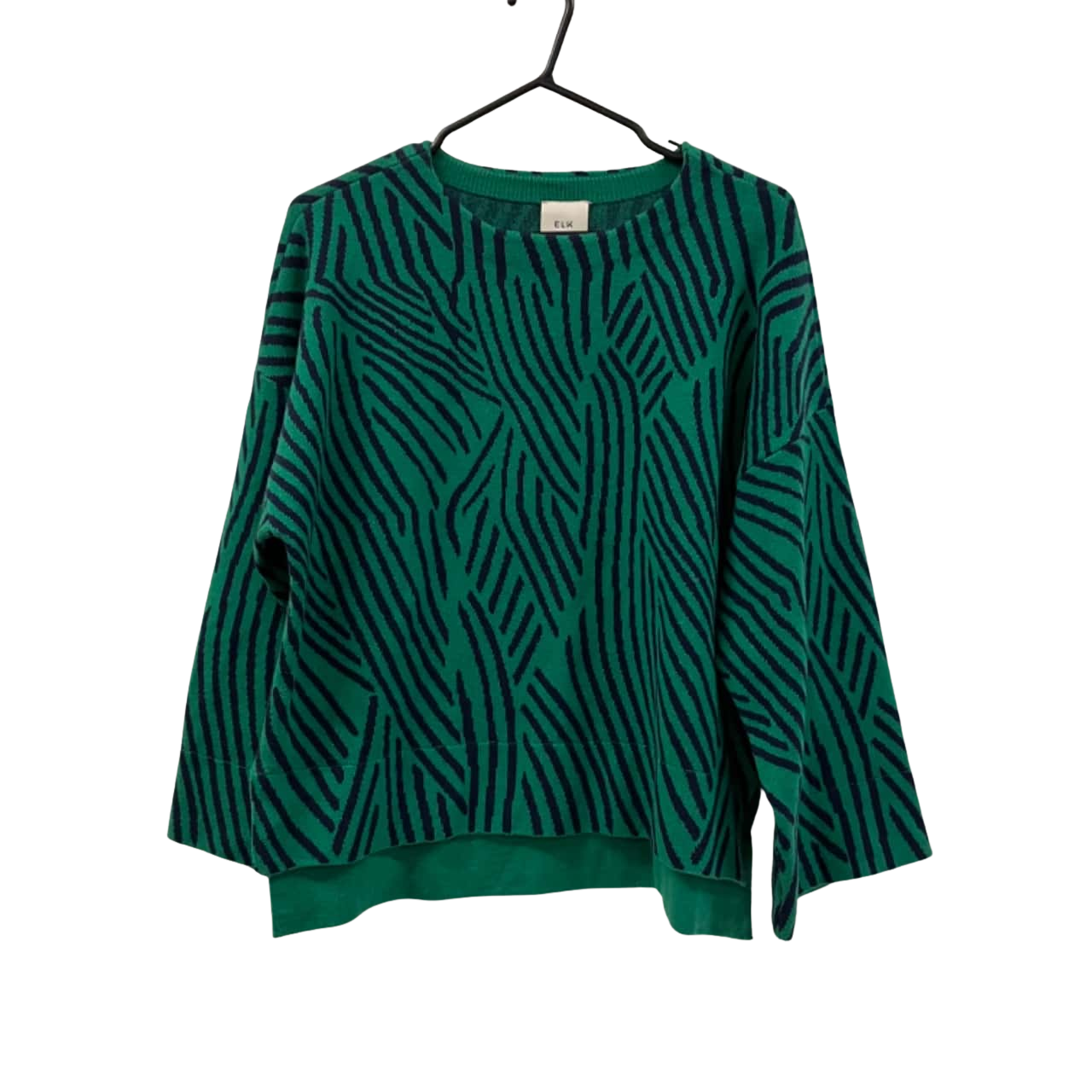 Velvet Elana Cotton Gauze Jumper - Dark Green Dillweed